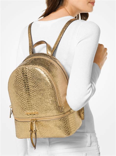 michael kors gold backpack|michael kors backpack clearance.